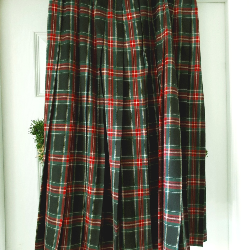 LL Bean Tartan skirt